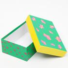 Набор коробок 3 в 1 "Любовь это…", зеленый, 23 х 16 х 9,5 - 19 х 12 х 6,5 см 6489493