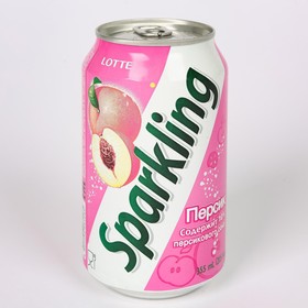 Напиток газированный  Sparkling  355 мл Персик