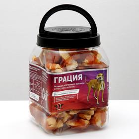 Лакомства Green Quzin "Грация" сушеное куриное мясо на яблоке, 750 г 6629296