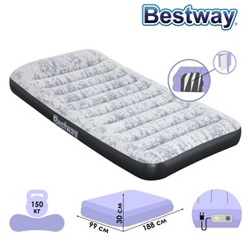 Inflatable Twin bed, 188 x 99 x 30 cm, with built-in electric pump, 67834 Bestway