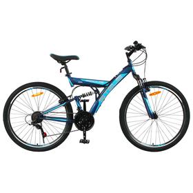 Велосипед 26" Stels Focus V, V030, цвет темно-синий/синий, размер 18"