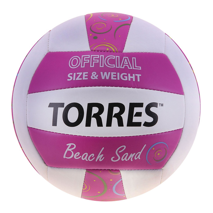 Мяч волейбольный Torres Beach Sand Pink, V30085B, размер 5