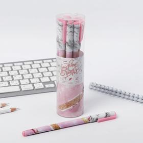 Ручка с колпачком и нанесением soft-touch Shine Bright, синяя паста, 0,7 мм, цена за 1 шт в Донецке