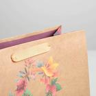 Пакет крафтовый вертикальный «Самой лучшей», ML 23 х 27 х 11,5 см 5165250