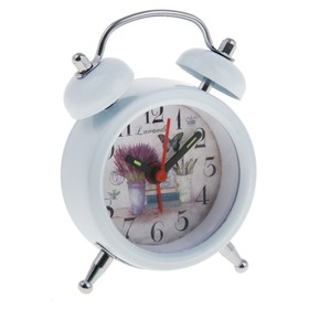 Alarm clock "Flowers", d=5cm, mix