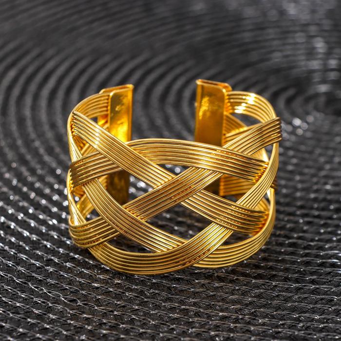 Кольцо для салфетки «Сфера», цвет золото - фото 798896643