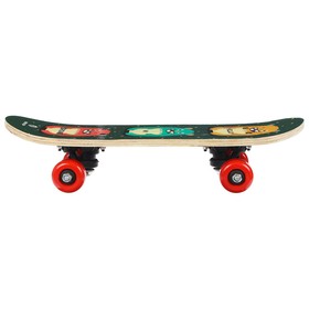 Скейтборд детский «Монстры» 44 × 14 см, колёса PVC 50 мм, пластиковая рама - фото 12108967