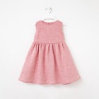 Платье для девочки MINAKU: Cotton collection, цвет красный, рост 98 см - фото 798959345