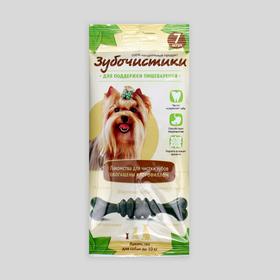 Зубочистики "Деревенские лакомства" для собак мелких пород, мятные, 60 г