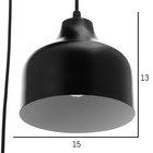 Люстра подвес 6111/3 3х40Вт Е14, черный - фото 2460281 Люстра подвес 6111/3 3х40Вт Е14, черный - фото 2460281