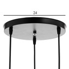 Люстра подвес 6111/3 3х40Вт Е14, черный - фото 2460282 Люстра подвес 6111/3 3х40Вт Е14, черный - фото 2460282