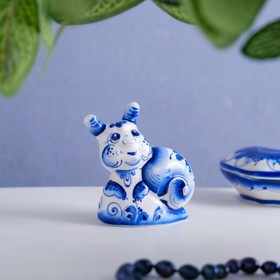 Сувенир «Улитка», средняя, 6 см, гжель в Донецке