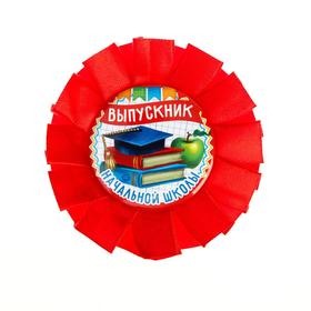 Значок-орден пластик «Выпускник начальной школы», d = 7 см.