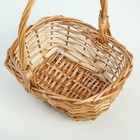 Корзина плетеная, 23х17х9Нх26НН - фото 801495512