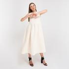 Платье летнее женское MINAKU: Cotton collection, цвет молочный, размер 44 - фото 7949690