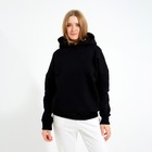 Худи женское MINAKU: Casual Collection, цвет чёрный, р-р 42-44 - фото 13371