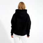 Худи женское MINAKU: Casual Collection, цвет чёрный, р-р 42-44 - фото 13368