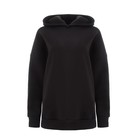 Худи женское MINAKU: Casual Collection, цвет чёрный, р-р 42-44 - фото 13374