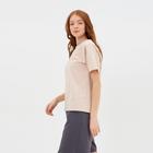 Футболка женская Basic line, цвет бежевый, р-р 48 - фото 799612236