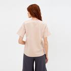 Футболка женская Basic line, цвет бежевый, р-р 48 - фото 799612235