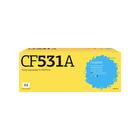 Лазерный картридж T2 TC-HCF531A (CF531A/531A/205A/m180/m181) для принтеров HP, голубой - фото 1703469