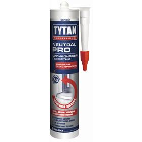 Герметик Tytan Professional 93572, силиконовый, нейтральный, белый, 310 мл