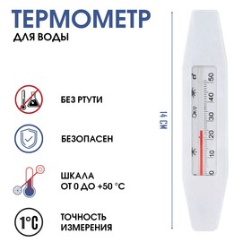 Термометр для воды "Лодочка" , мод. ТБВ-1л, блистер