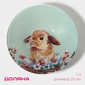 Салатник Доляна «Кролик»,22x5 см