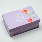 Набор коробок 10 в 1 "Цветы", 30,5 х 20 х 13 - 12 х 6,5 х 4 см - фото 799096495