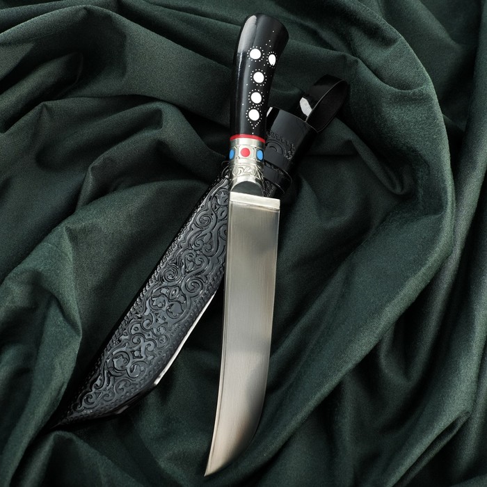 Нож Пчак Шархон - рукоять текстолит, клинок 15-16см - фото 2665225