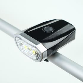 Фонарь велосипедный аккумуляторный, 1 Вт, 600 мАч, 6 led, 4 режима, от USB
