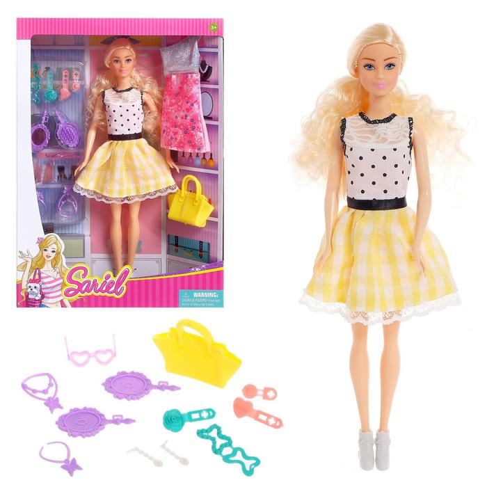 Кукла-модель «Кристина» с платьем и аксессуарами, МИКС - фото 127232920