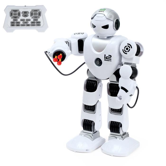 Робот радиоуправляемый «Зет-Альфа», ходит, световые и звуковые эффекты, стреляет, русский язык - фото 2672188