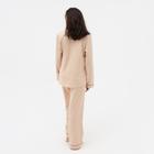 Пижама женская (сорочка, брюки) : Light touch цвет бежевый, р-р 52 - фото 799114255