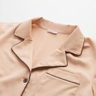 Пижама женская (сорочка, брюки) : Light touch цвет бежевый, р-р 52 - фото 799178675