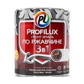 Грунт эмаль Profilux по ржавчине 3 в 1 коричневая, 0,9кг
