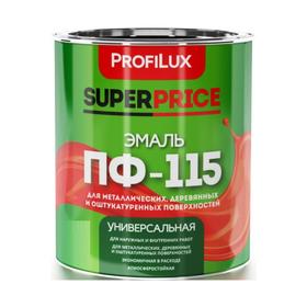 Эмаль Profilux SUPERPRICE ПФ-115 красная, 0,9кг