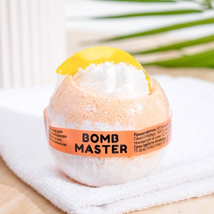 Бомбочка для ванн Bomb Master «Долька апельсина», 120 г - фото 163481