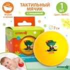 Развивающий тактильный мячик для ванны с пищалкой «Крокодильчик», 7 см Развивающий тактильный мячик для ванны с пищалкой «Крокодильчик», 7 см
