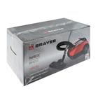 Пылесос BRAYER 4223BR, 1800/380 Вт, 2.5 л, 3 бумажных мешка, красный 6862095 - фото 48188