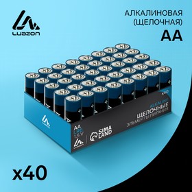 {{photo.Alt || photo.Description || 'Батарейка алкалиновая LuazON, AA, LR6, набор 40 шт'}}