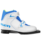 Ботинки лыжные TREK Laser NN75 ИК, цвет белый, лого синий, размер 34 - фото 6902210