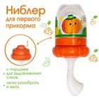 Ниблер для прикорма с силиконовой сеточкой «Весёлая тыква», р-р сеточки М - фото 799194763