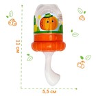 Ниблер для прикорма с силиконовой сеточкой «Весёлая тыква», р-р сеточки М - фото 799194766