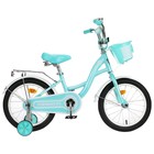 Велосипед 14" Graffiti Premium Girl, цвет мятный/белый - фото 1033932