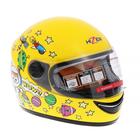Шлем HIZER 105-1, размер L, жёлтый, детский - фото 1258105