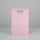 Переноска для цветов «Love», розовая, 24 × 12,5 × 37 см 5467280