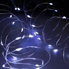 Гирлянда «Нить» 10 м роса, IP20, серебристая нить, 100 LED, свечение белое, мерцание белым, 12 В 5198361