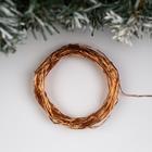 Гирлянда «Нить» 10 м роса, IP20, медная нить, 100 LED, свечение белое, 12 В 5198363