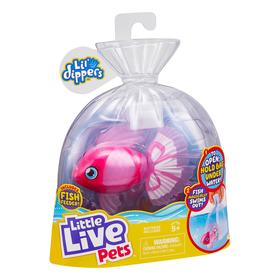 Интерактивная игрушка «Волшебная рыбка Lil' Dippers», цвет розовый